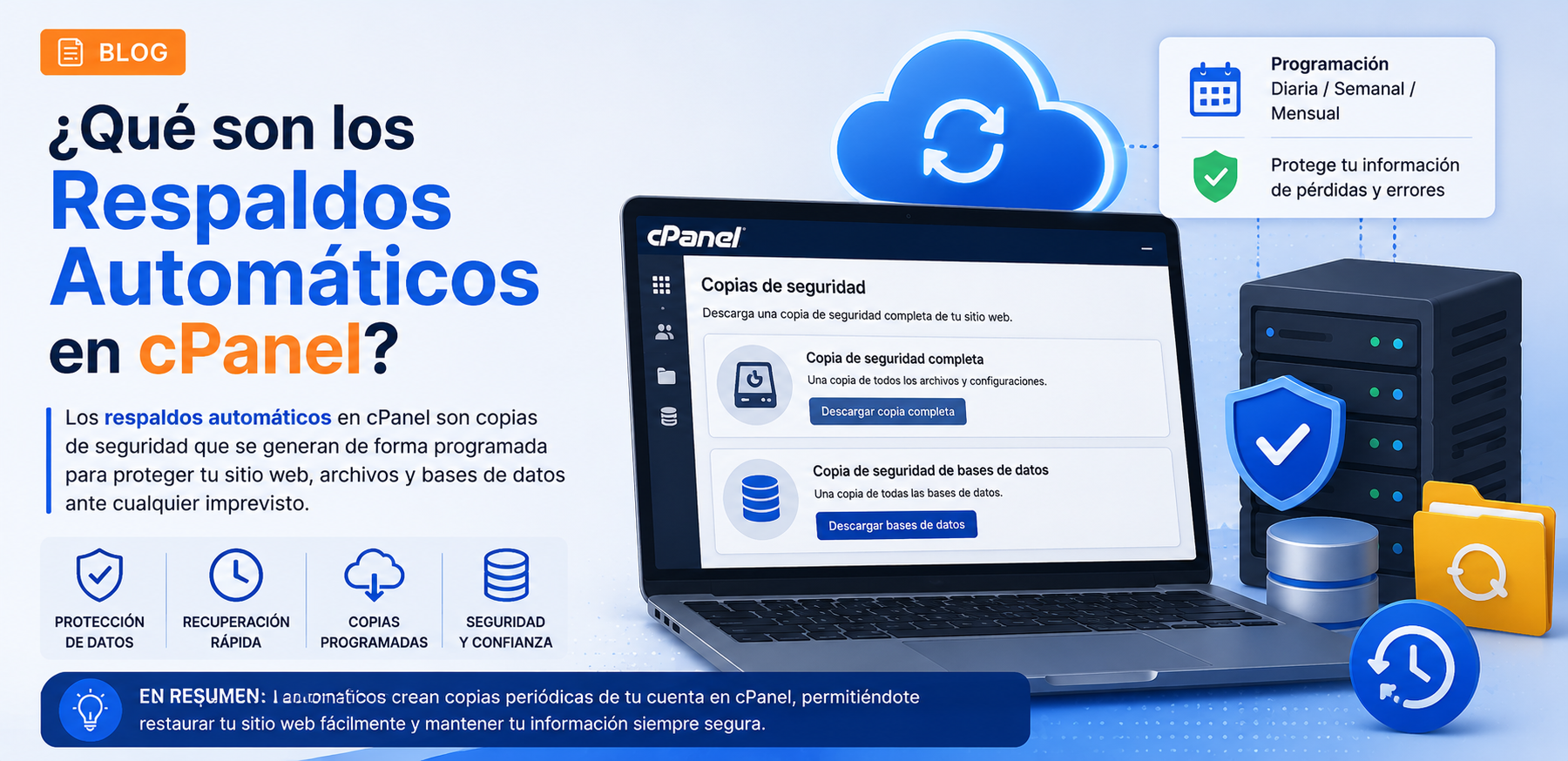 Que son los Respaldos Autom�ticos en CPANEL